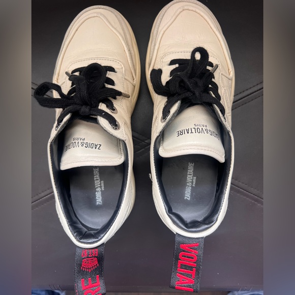 Zadig & voltaire Paris sneakers chunky in cream EU 37 - Picture 2 of 7